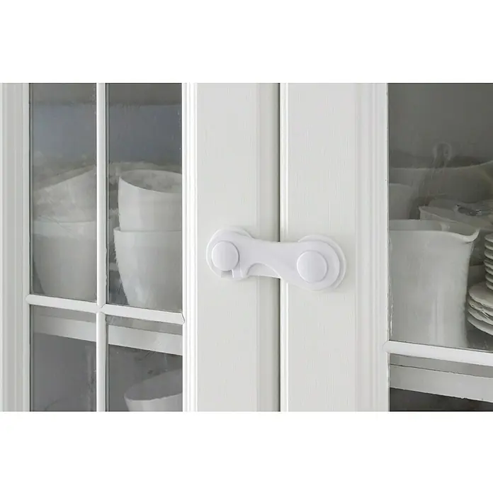 Arregui Cierre para muebles A-1044040 - L x An: 10 x 4 cm, Blanco