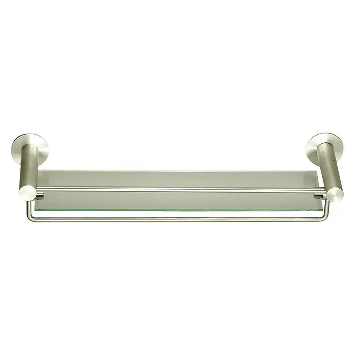 MSV Sîwa Estante para baño - Ancho: 49 cm, Acero inoxidable, Plateado