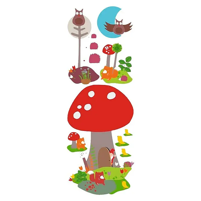 Adhesivos decorativos In the forest - Bosque, Multicolor, 24 x 68 cm