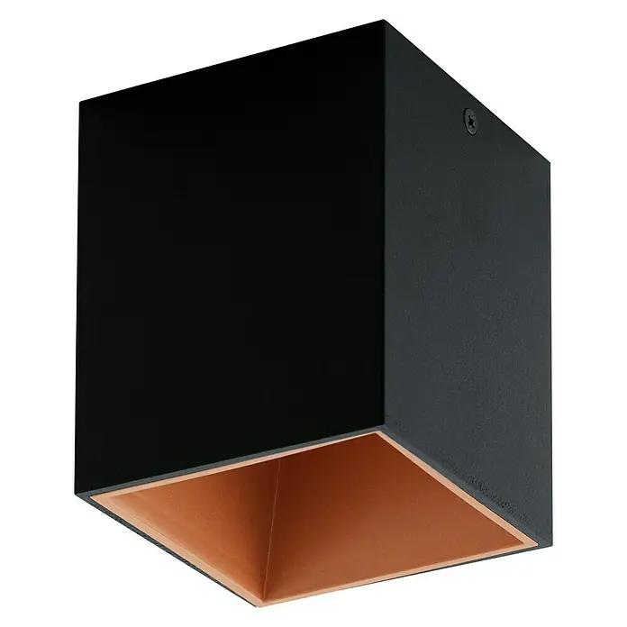 Eglo Plafón LED Polasso - 3,3 W, L x An x Al: 10 x 10 x 12 cm, Blanco cálido