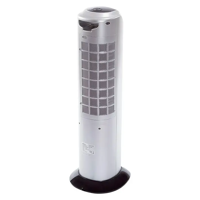 Pur Line Climatizador evaporativo evaporativo Rafy 81 - Color: Plateado/Negro, Altura: 88,3 cm, 70 W, Con mando a distancia