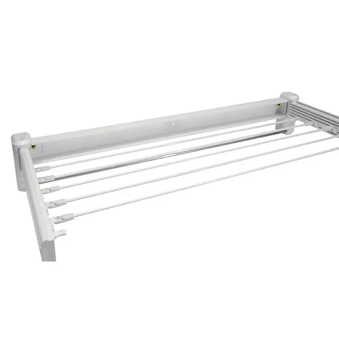 Tendedero de pared Telestar 70 - Longitud cuerda de tender: 5 m, Blanco, Ancho: 71,3 cm