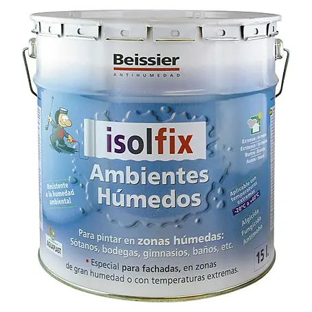 Beissier  Pintura antihumedad Isolfix Ambientes húmedos