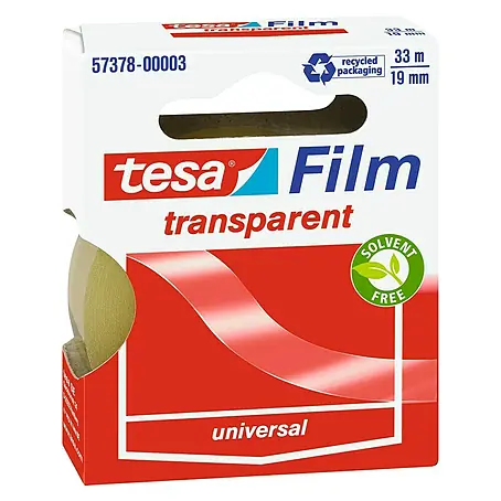 Tesa  Cinta adhesiva Film transparent