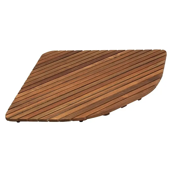 Tarima de baño Teca angular - 61 x 61 cm, Teca