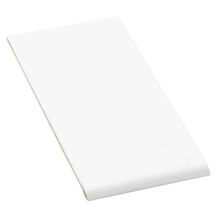 Baldosa decorativa Vierteaguas - 28 x 14 cm, Blanco