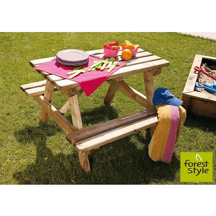 Forest-Style Mesa de pícnic Auréa - L x An: 89 x 91 cm