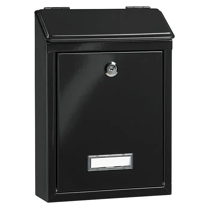Burg-Wächter Favor Buzón de correo LB3 - Acero, 21 x 6 x 30 cm, Negro
