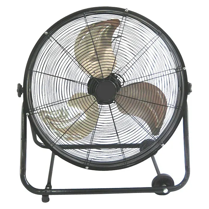 Ventilador de suelo Industrial - Negro, Diámetro: 60 cm, 180 W