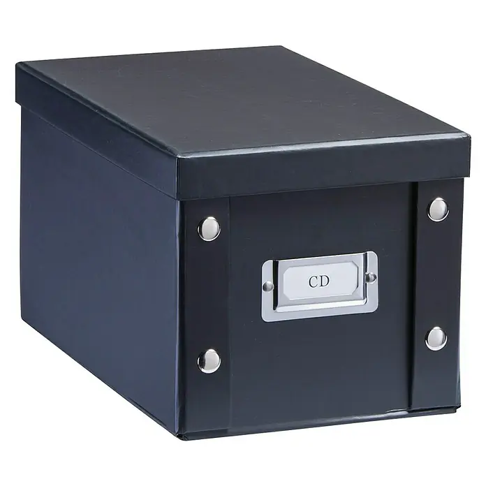 Zeller Present Caja de almacenaje Cartón - L x An x Al: 28 x 16,5 x 15 cm