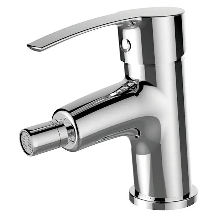 Cosmobath Bissett Grifo monomando de bidé - Cromo, Brillante