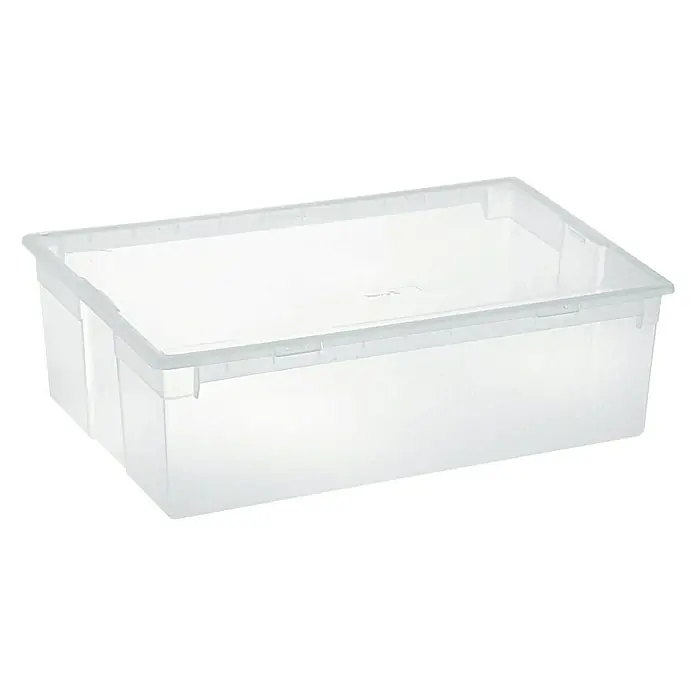 Terry Light Box Caja con tapa - 57,8 x 39,6 x 18,5 cm, Capacidad: 36 l