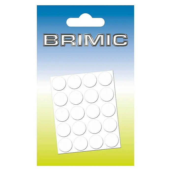 Micel Brimic Tapón embellecedor Blanco - Diámetro: 13 mm, Pegado, 20 uds.