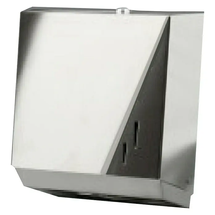CM Baños Dispensador de toallas de papel - Plateado, Acero inoxidable