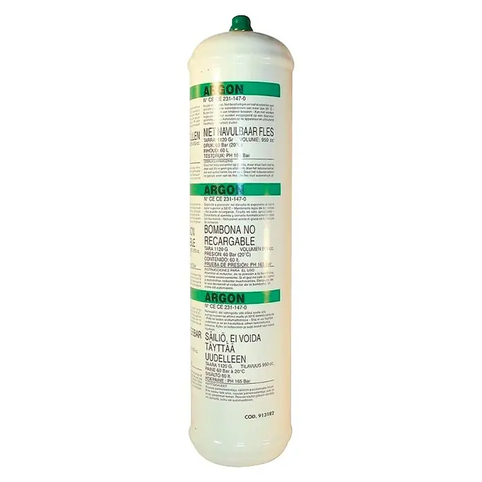 Botella de gas Argón - 1 l