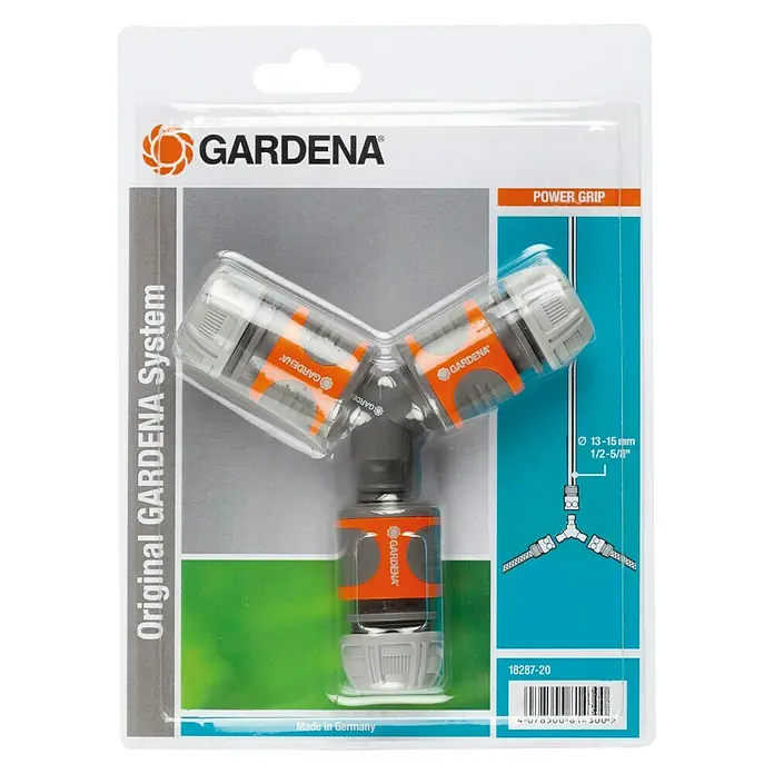 Gardena Y-element za crijevo za vodu - Priključci: 3