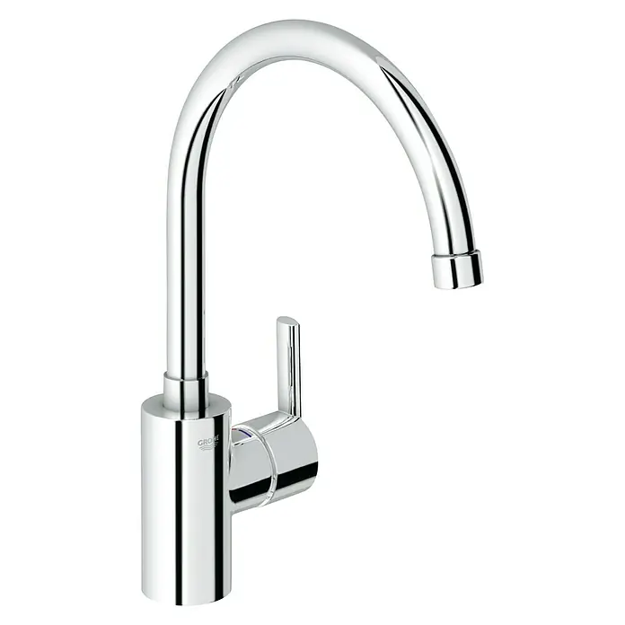 Grohe Feel Grifo de cocina - Cromo, Brillante, Caño alto