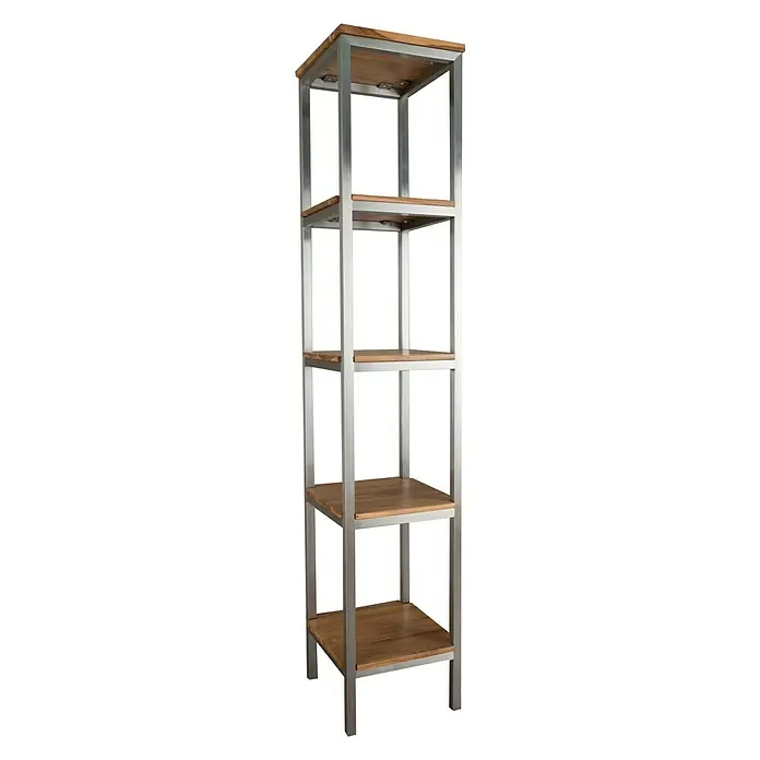 Cipì Estantería de baño Open Puro - L x An x Al: 35 x 35 x 180 cm, Teca