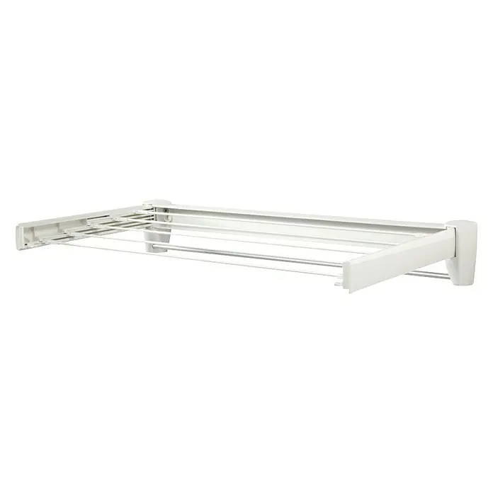 Leifheit Tendedero de pared Telegant plus 36 - Longitud cuerda de tender: 3,6 m, Blanco, Ancho: 70 cm