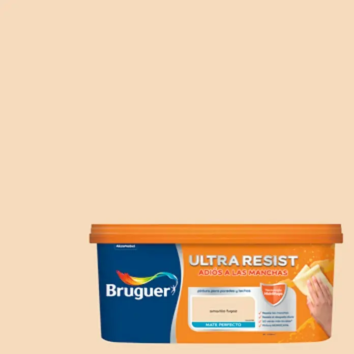 Bruguer Ultra Resist Pintura para paredes - Amarillo fugaz, 4 l, Mate