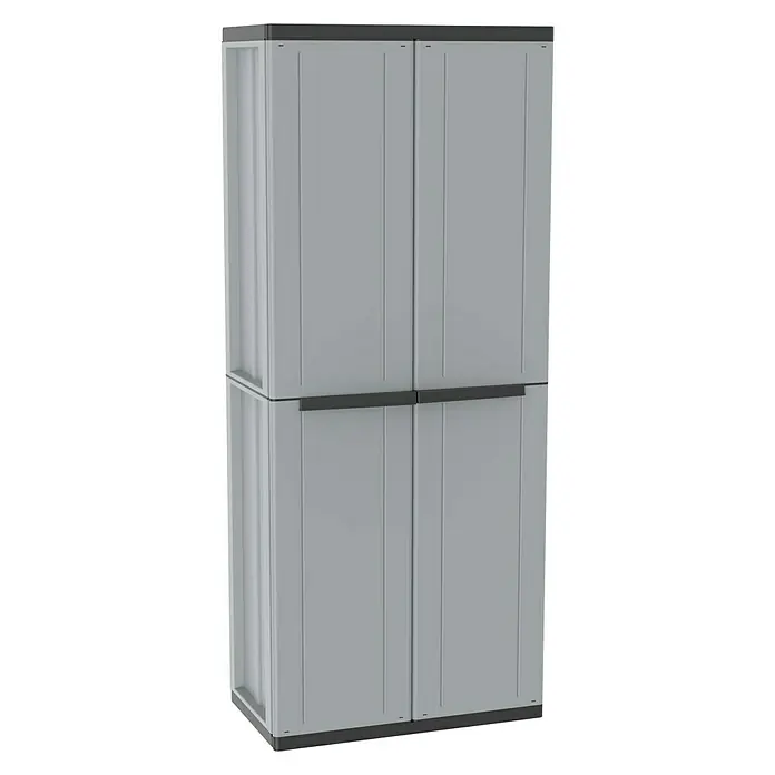 Terry JLine Armario de PVC 1002819 - L x An x Al: 37,5 x 68 x 163,5 cm, Capacidad de carga: 10 kg/balda