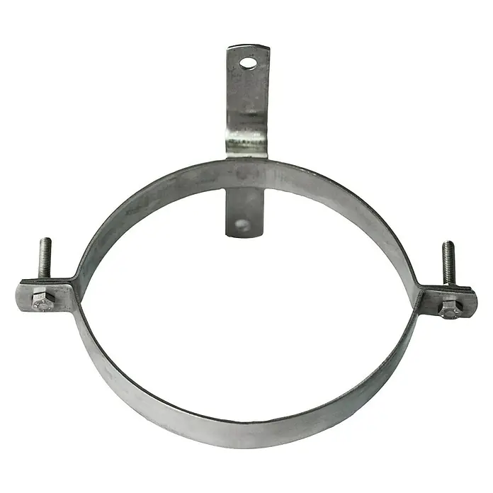 Abrazadera de pared inoxidable - Diámetro: 120 mm, Acero inoxidable