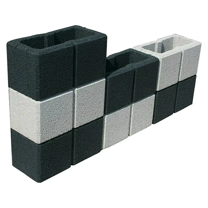 Betonski blok Ambienta - 40 x 20 x 20 cm, Antracit, Beton