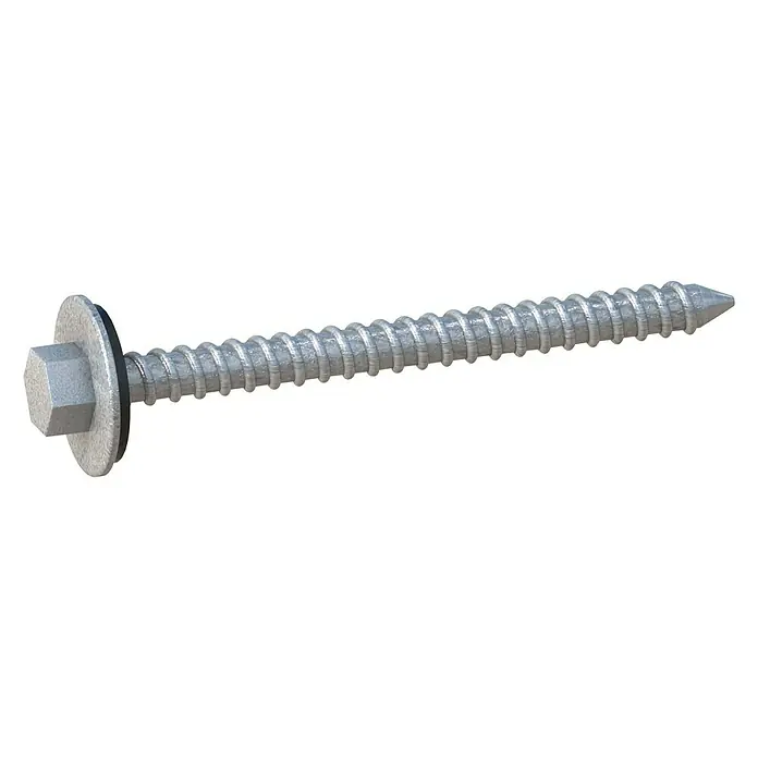 Sarei Piccolo Fassadenschraube - Ø x L: 6 x 38 mm, Edelstahl, 25 Stk., Natur - Linke Seitenansicht