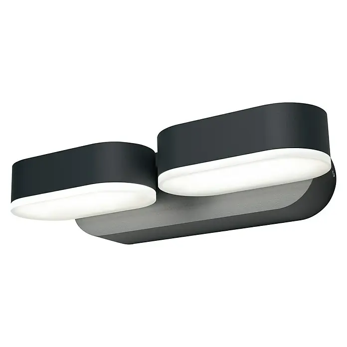 Ledvance LED-Außenwandleuchte Endura Style Mini Spot - 13 W, 100 x 230 x 54 mm, Grau, IP44