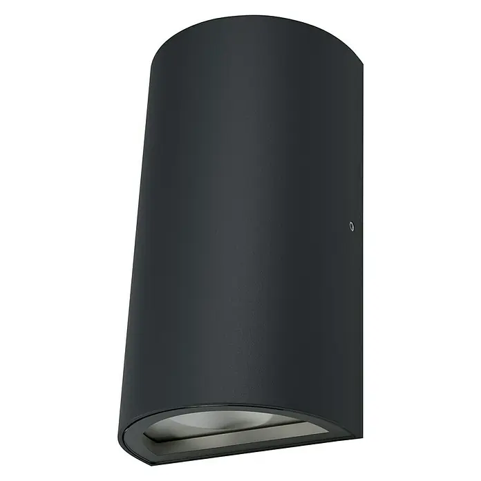 Ledvance LED-Außenwandleuchte Updown - 12 W, 5,5 cm x 9 mm x 16 cm, Anthrazit, IP44