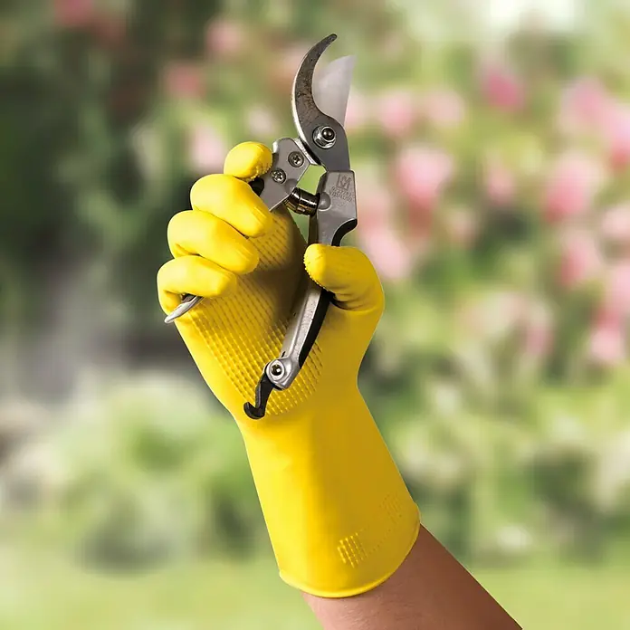 Sänger Haushaltshandschuh Magno Grip - Größe: M, 1 Paar, Latex, Rutschhemmend - Stimmungsaufnahme