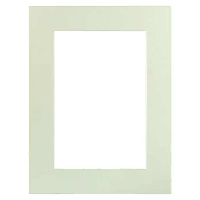 Nielsen Passepartout White Core - Lindgrün, L x B: 30 x 40 cm, Bildformat: 20 x 30 cm - Vorderansicht