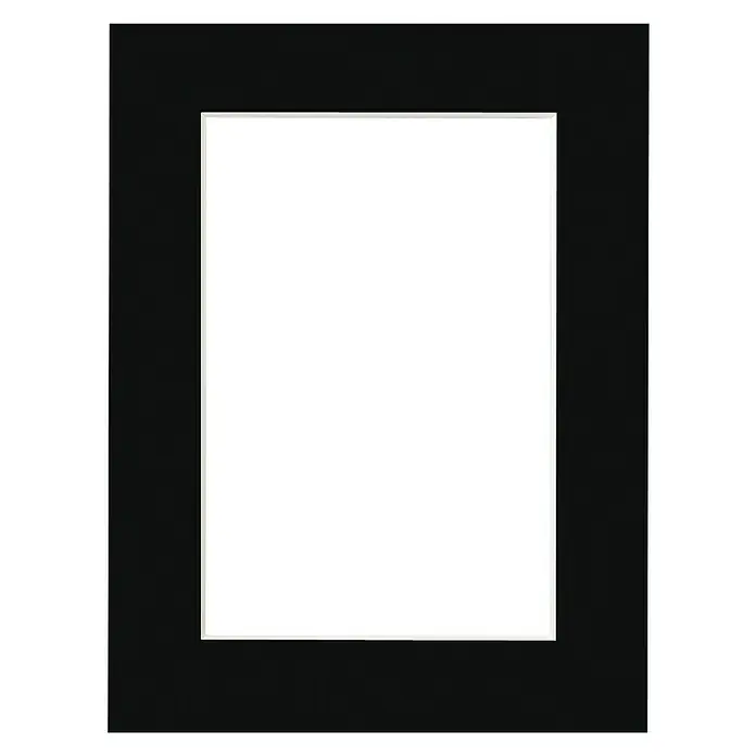 Nielsen Paspartu White Core - Crne boje, D x Š: 30 x 40 cm, Format slike: 20 x 30 cm - Pogled sprijeda