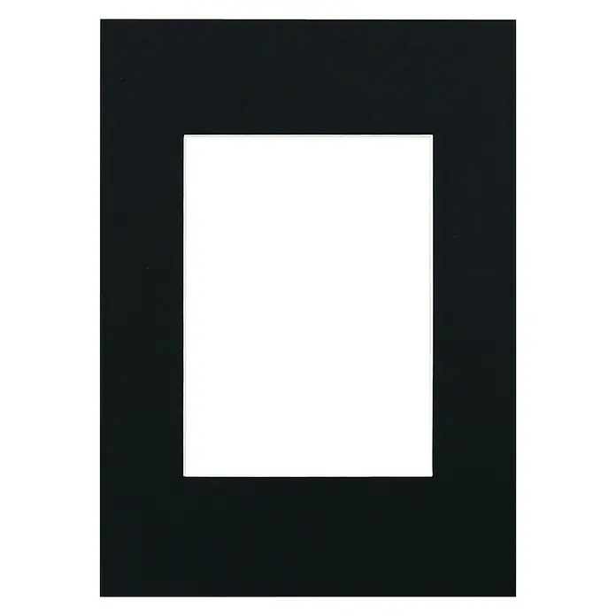 Nielsen Paspartu White Core - Crne boje, D x Š: 21 x 29,7 cm, Format slike: 13 x 18 cm - Pogled sprijeda