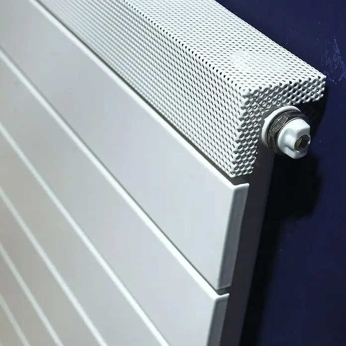 Ximax Designheizkörper Pep - 50 x 50 cm, 321 W, Weiß - Detailaufnahme