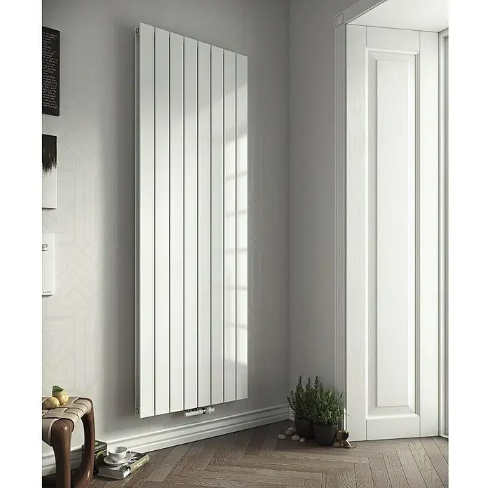 Ximax Raumheizkörper P1 Duplex - 44,5 x 180 cm, Anschlüsse: Unten mittig, 1.182 W, Weiß - Vorderansicht