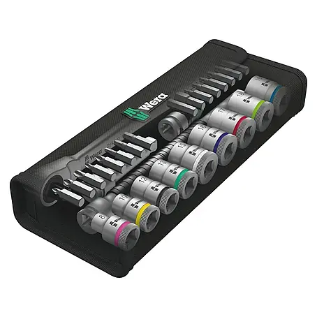 Wera  Doppenset met ratel en inbussleutels 8100 SB 8