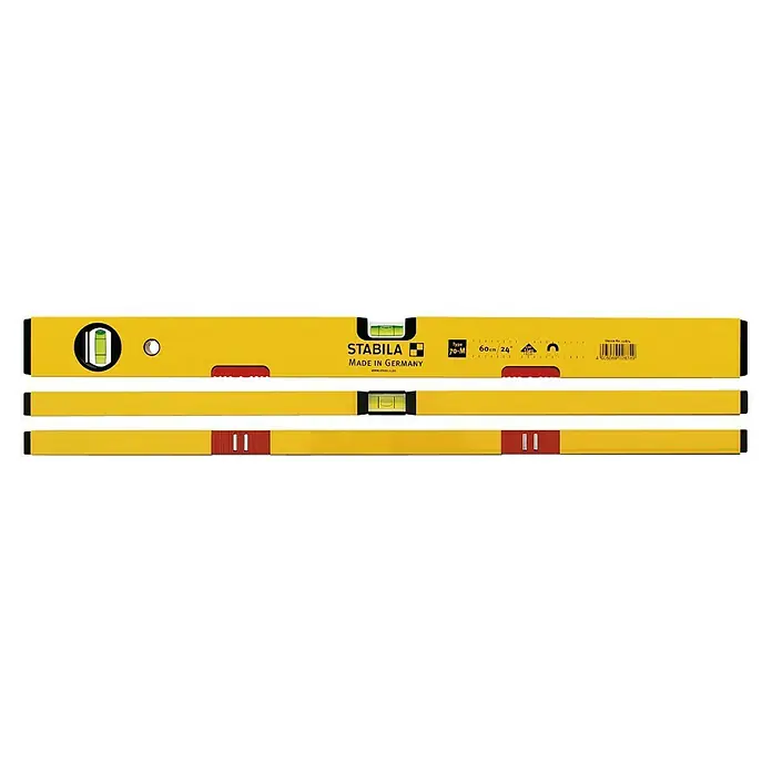 Stabila Waterpas Type 70 M - Lengte: 180 cm, Aantal libellen: 2 st. - Vooraanzicht