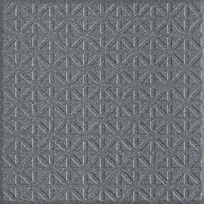 Feinsteinzeugfliese Nebraska - 19,8 x 19,8 cm, Anthrazit, Matt - Vorderansicht