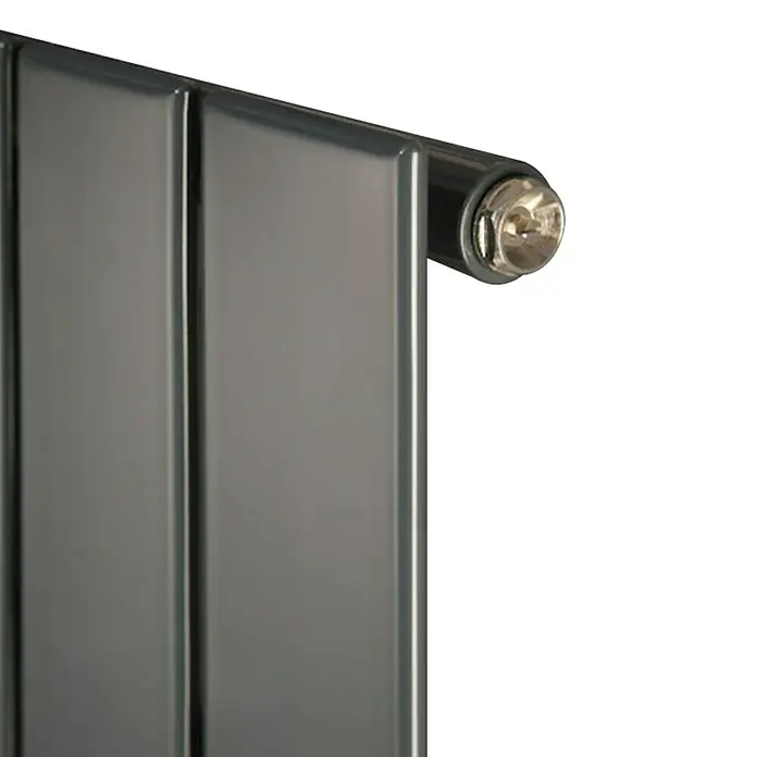 Ximax Raumheizkörper P1 - 59,5 x 180 cm, Anschlüsse: Beidseitig oben und unten, 1.144 W, Anthrazit - Detailaufnahme