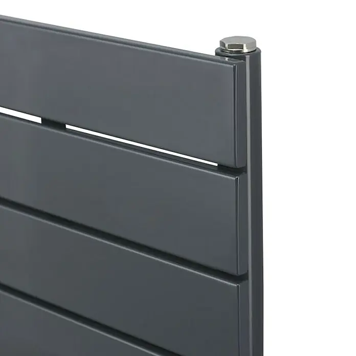 Ximax Raumheizkörper P1 Horizontal - 52 x 120 cm, 609 W, Anthrazit - Detailaufnahme