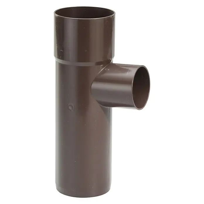 FunkeGruppe Fallrohrabzweig - Nennweite: 70/50 mm, Winkel: 87 °, Kunststoff, Braun