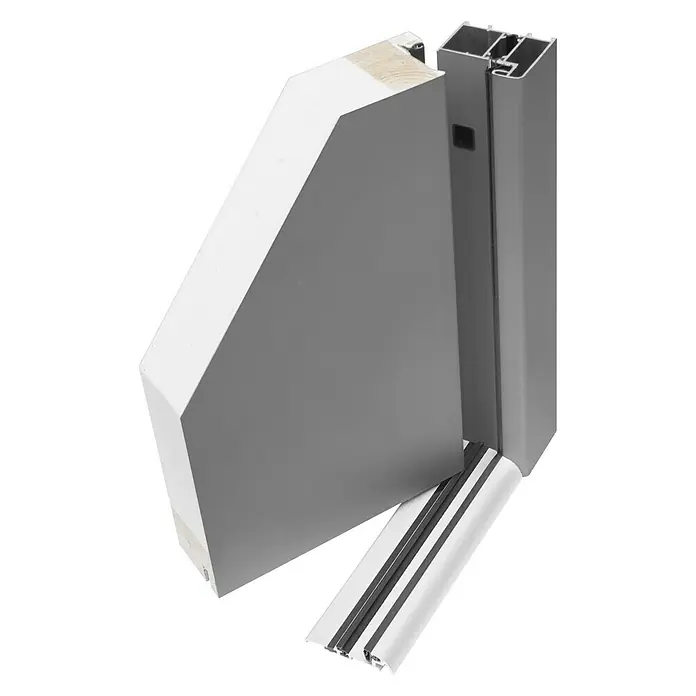 Splendoor Haustür Thermodoor SP20A - 110 x 210 cm, DIN Anschlag: Rechts, Anthrazit