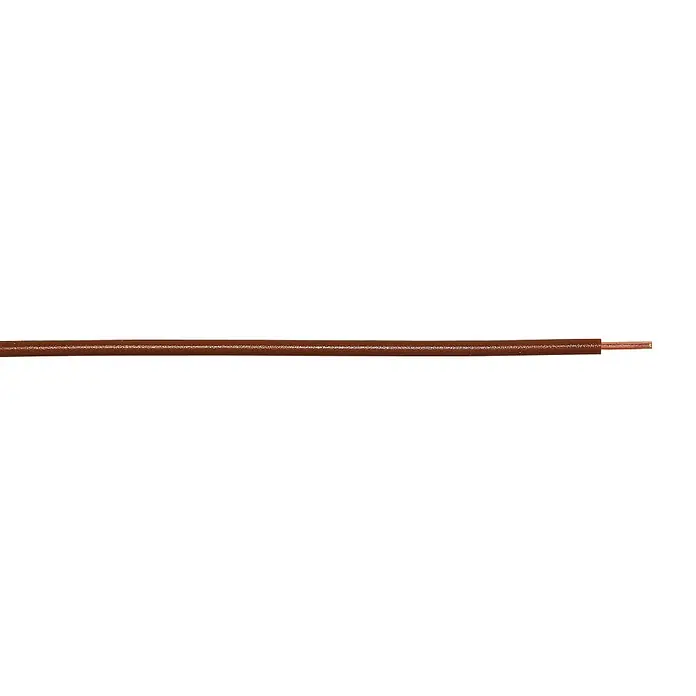 Električni kabel - H07V-U1x1,5, 20 m, Smeđe boje - Pogled sprijeda