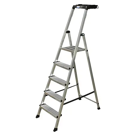 Krause Monto Stufenstehleiter Secury MultiGrip