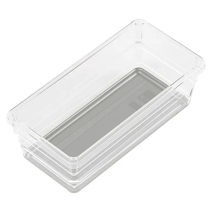 Sistemo Organizator za ladicu - 15 x 7,5 x 5 cm, Prozirno, Plastika