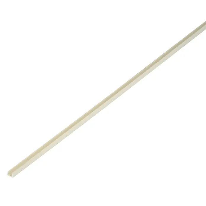 Kanalica za kabel - 2 m x 10 mm x 10 mm, Bijele boje