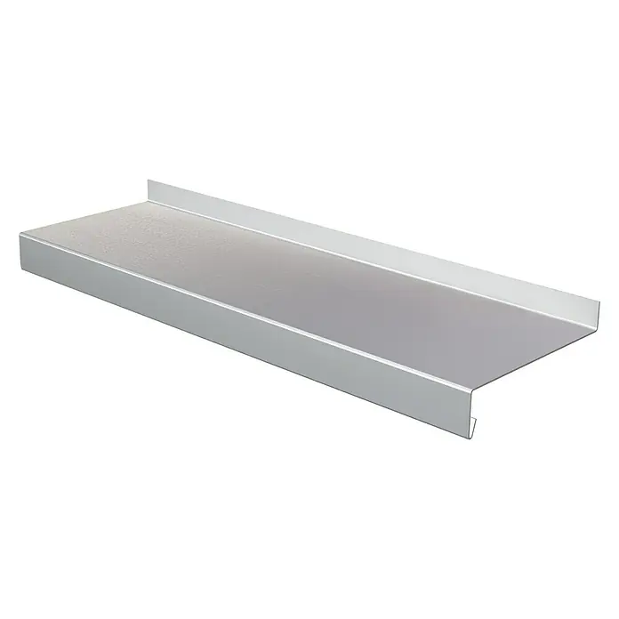 Sarei Prozorska klupčica po mjeri - Aluminij, Maksimalna dimenzije rezanja: 300 cm, Bijeli aluminij-srebrno, Širina: 26 cm - Pogled s desne strane