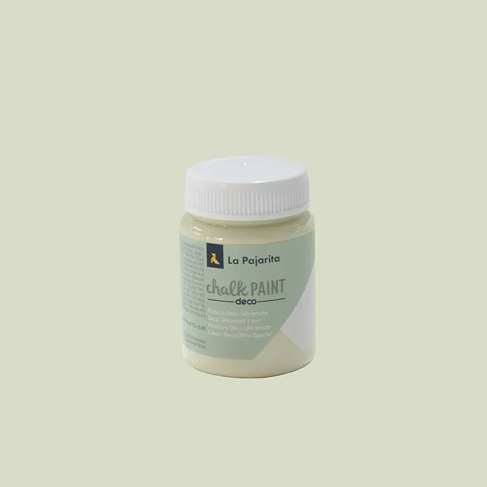 La Pajarita Pintura de tiza Chalk Paint - Apple green, 75 ml, Mate - Vista frontal