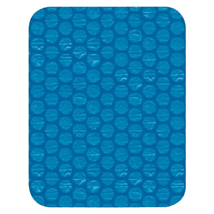 Cubierta de piscina para verano - Azul, PVC - Vista superior